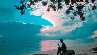 Sunset di Bukit Berahu