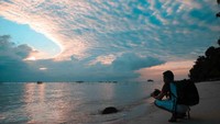 Magical sunset di Pulau Belitung