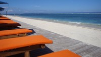 Pantai Barat Gili Trawangan (dok. Putri/detikTravel)