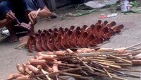 Proses pembuatan keris di Desa Banyusumurup (Ramdhania El Hida/detikfinance)