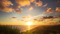 Senja di bukit paralayang Parangtritis