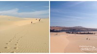 Di tengah White Sand Dunes ada oase