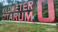 Tugu Nol Kilometer Citarum menjadi landmark Situ Cisanti