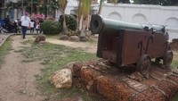 Meriam yang terdapat di lokasi A Famosa