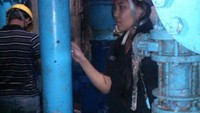 Tampak dalam bendungan