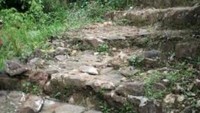 Tangga menuju puncak Bukit Borobudur