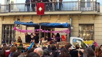 Pawai dimulai di depan Kantor Camat Gracia