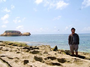 Ada Kura-Kura Raksasa di Pantai Sungkun, Lombok