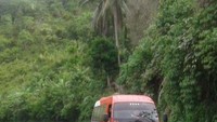 Jalan menuju lokasi