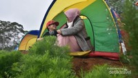Camping bersama keluarga di Negeri Khayangan