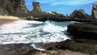 The sound of the waves
