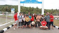 Gapura selamat datang di Karimun Jawa