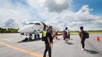 Ini dia pesawat yang mengangkut ke Bandara Silangit, bisa dipesan melalui Tiket.com.