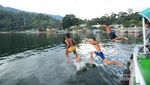 Air Terjun Cantik yang Langsung Mengalir ke Danau Toba