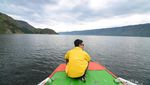 Air Terjun Cantik yang Langsung Mengalir ke Danau Toba