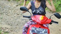 Salah satu jalan yang rusak menuju Cunca Wulang