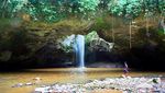 Air Terjun Jembatan Batu, Si Cantik untuk Pemanjat Tebing