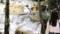 Air Terjun Moramo, tempat mandinya para bidadari khayangan.