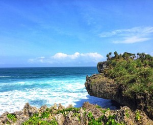 Akhir Pekan di Gunungkidul, Coba Bersepeda di Pantai Krakal