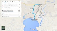 Akses Menuju Pantai Pancer Door Pacitan (Sumber:Google Maps)