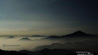 romantisme pegunungan sekitar kawah