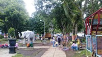 Suasana rekreasi di Taman Kartini Temanggung