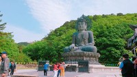 Patung Budha di Taman Nasional Gunung Soerak.