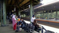 Suasana di peron (dok. Sastri/detikTravel)