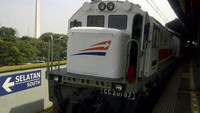 Kereta di Gambir (dok. Sastri/detikTravel)