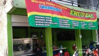 Salah satu warung burjo.