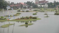 Plaza Arsipel, tempat berlnagsungnya pesta 370 kembang api (Afif/detikTravel)