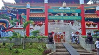 Megahnya Klenteng Kong Miao di TMII (Dicky Ardian/detikTravel)
