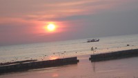 sunset di Pulau Tidung