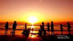 Asyiknya Berenang Bareng Sahabat di Pantai Pangandaran