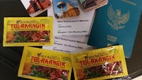 Selain passport dan tiket pesawat, Tolak Angin selalu menemani