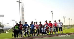 Asyiknya Gowes Sepeda di Qatar