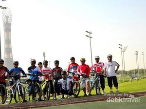 Asyiknya Gowes Sepeda di Qatar