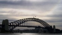 Harbour Bridge di lihat dari Manly Ferry