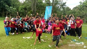 Asyiknya Outbound di Bogor