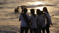 Sunset di pesisir pantai selatan