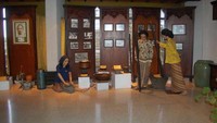 Replika pembuatan jamu tradisional (Muh Heri Suryono/ACI)