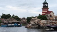 Pemandangan indah di Disneysea, Tokyo