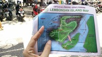 Peta Nusa Lembongan