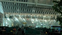 Ruang tunggu bandara yang besar dan nyaman (foto:keken/detikTravel)