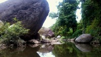 Tegak di tengah sungai