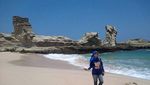 Batu Sphinx dan Seruling Samudera di Pantai Klayar
