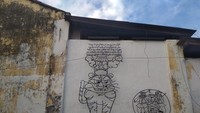 Salah satu instalasi seni khas Georgetown nih