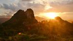 Begini Cantiknya Kawasan Karst Citatah di Kala Senja