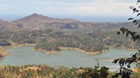 Ini dia penampakan Waduk Sermo dari ketinggian Kalibiru
