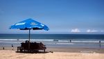 Begini Penampakan Pantai Kuta Bali di Kala Sepi